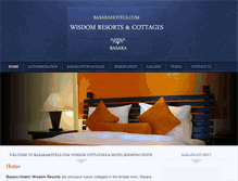 Tablet Screenshot of basarahotels.com